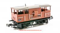 E87540 EFE Rail BR 20T 'Shark' Ballast Plough Brake Van ZUV number DB993755 - BR Bauxite (Departmental)